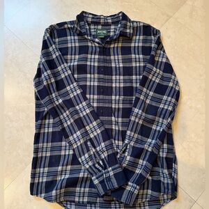 Navy blue flannel